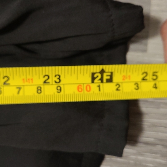 DOLAN Button Down Black Shirt with Ruffles Medium - Picture 5 of 6